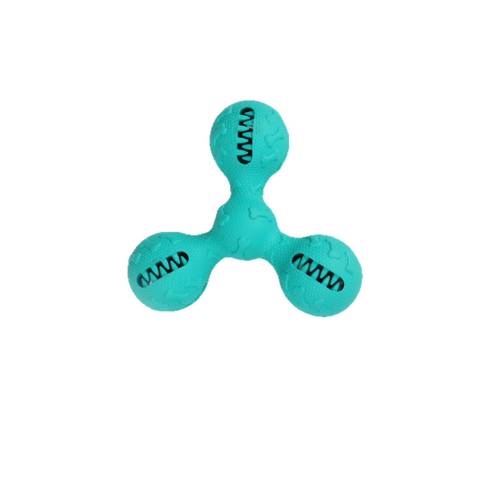 Rubber Treat Dispensing Dog Toy - Juguete de Goma para Perros, Dispensador