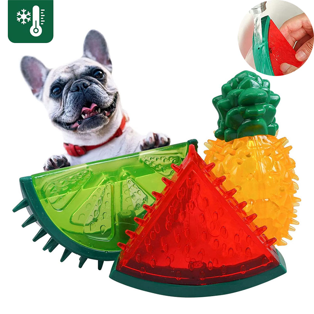 Indestructible Dog Chew Toy - Juguete Masticable Refrigerante Congelable para Mascotas,