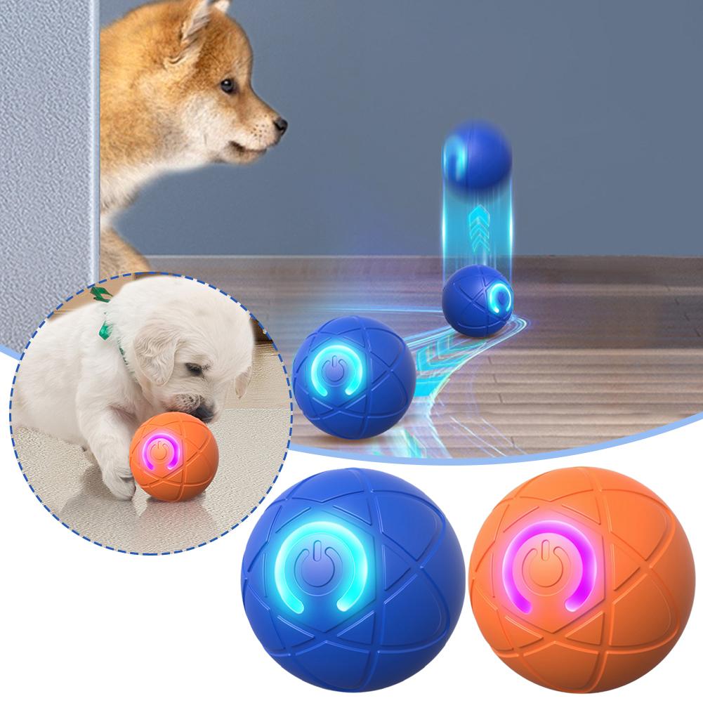 Automatic Moving Dog Ball - Juguete interactivo electrónico para mascotas, pelota