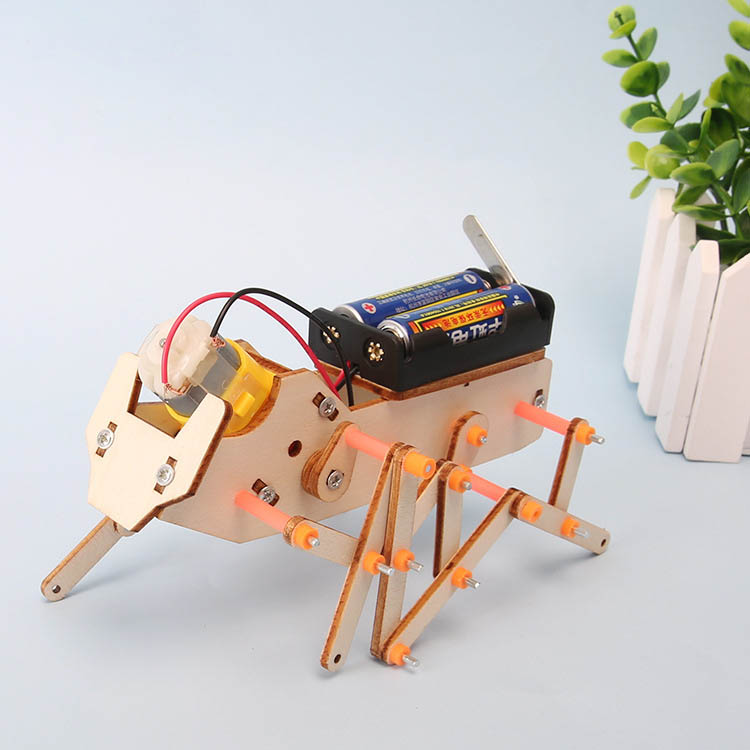 Interactive Squeaky Plush Dog Toy - Estudiantes DIY tecnología pequeña producción artesanía