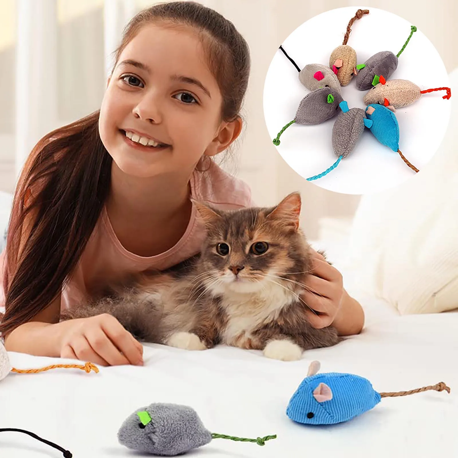 Juguete interactivo de peluche - Catnip Interactive Plush Mouse reseña y precio