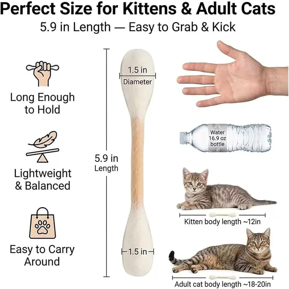 Juego de 6 Juguetes para Gatos - Catnip Interactive Plush Mouse reseña y precio