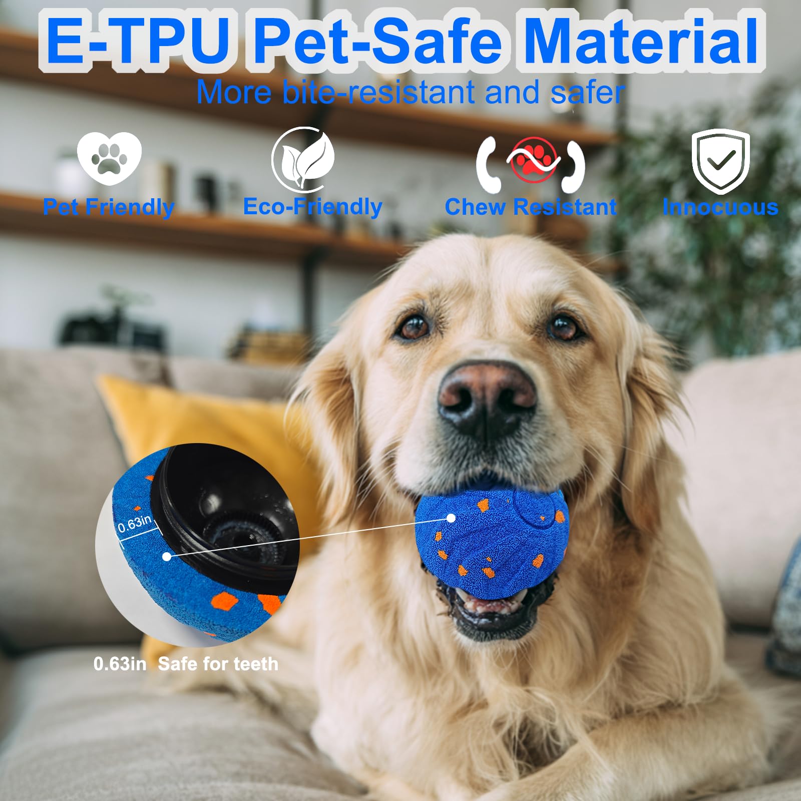 Pelota interactiva para perros - Automatic Moving Dog Ball reseña y precio